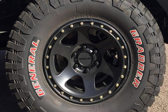 310 CON  6 Matte Black on Ford Raptor