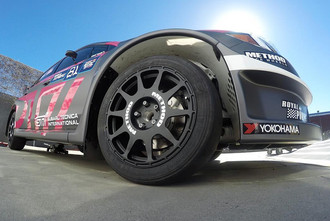 502 VT SPEC Matte Black on Subaru STI