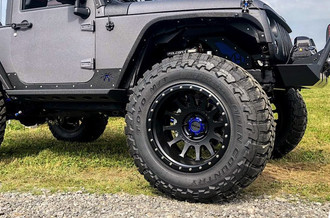 605 NV Matte Black on Jeep Wrangler