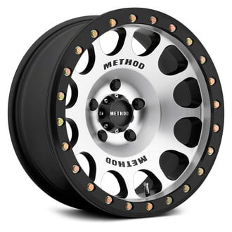 METHOD RACE® - 105 BEADLOCK Matte Black with Machined Face and Ring