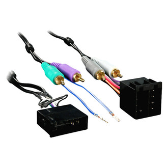 Metra® - Aftermarket Radio Wiring Harness with OEM Plug and Amplifier Integration
