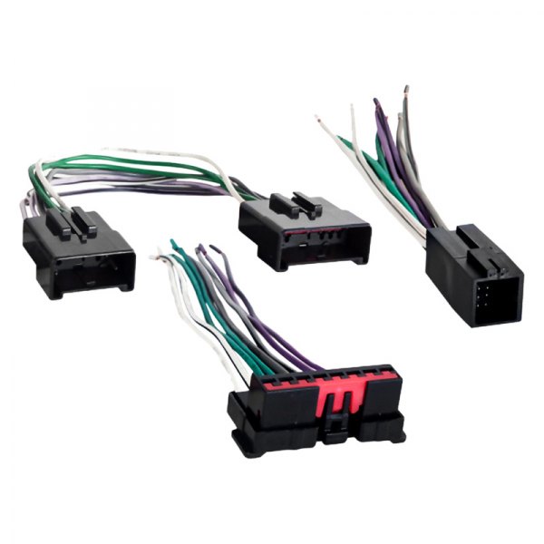 Metra® - Aftermarket Radio Wiring Harness with OEM Plug and Amplifier Bypass for Old Radio