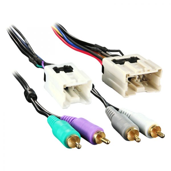 Metra® - Aftermarket Radio Wiring Harness with OEM Plug and Amplifier Integration