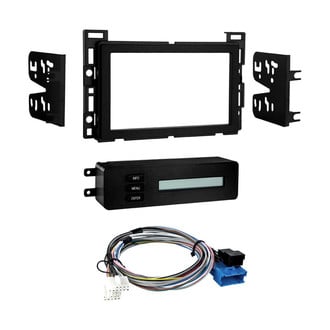 Metra® - Double DIN Matte Black Stereo Dash Kit