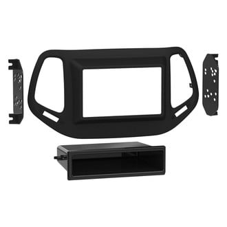Metra® - Double DIN Matte Black Stereo Dash Kit