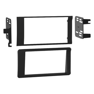 Metra® - Double DIN Black Stereo Dash Kit with Trim Ring