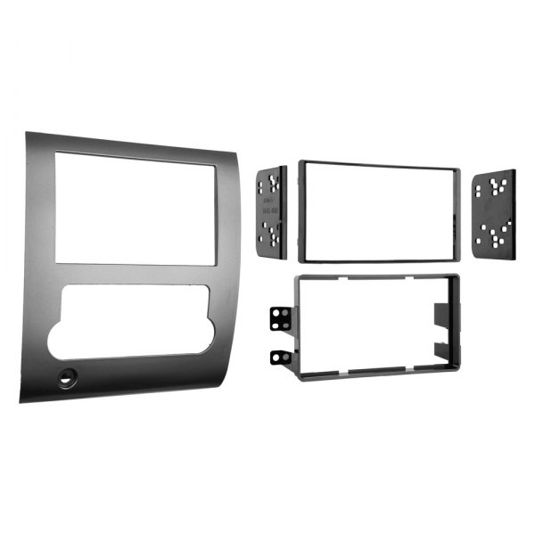 Metra® - Double DIN Black Stereo Dash Kit with Trim Panel