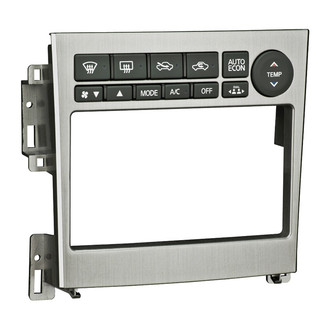 Metra® - Double DIN Brushed Aluminum Stereo Dash Kit