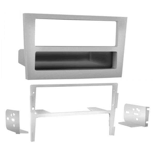 Metra® - Single DIN Silver Stereo Dash Kit