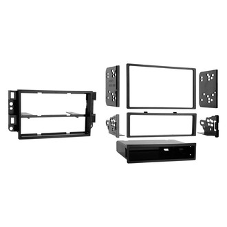 Metra® - Double DIN Black Stereo Dash Kit with Optional Storage Pocket