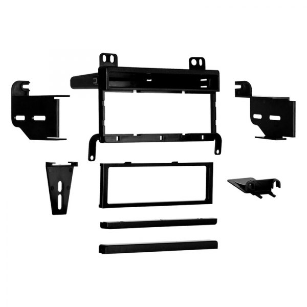 Metra® - Single DIN Black Stereo Dash Kit with Equalizer Dummy Plate