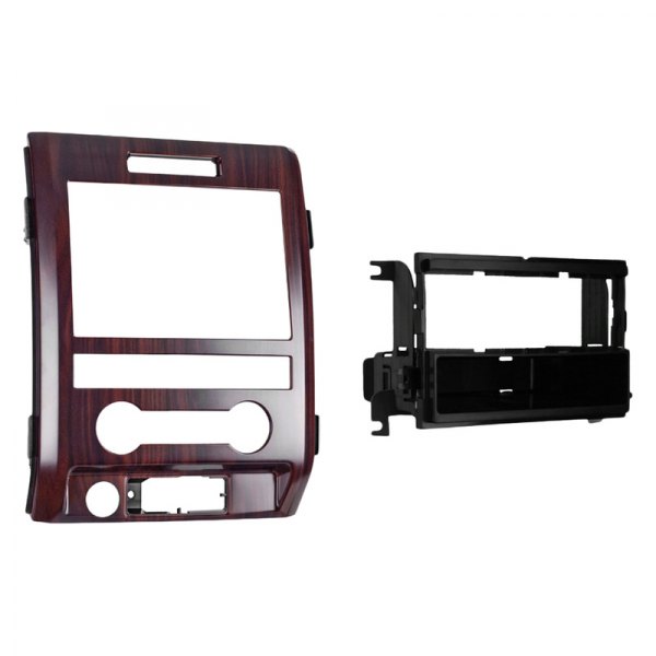 Metra® - Double DIN Cocobolo Stereo Dash Kit with Optional Storage Pocket