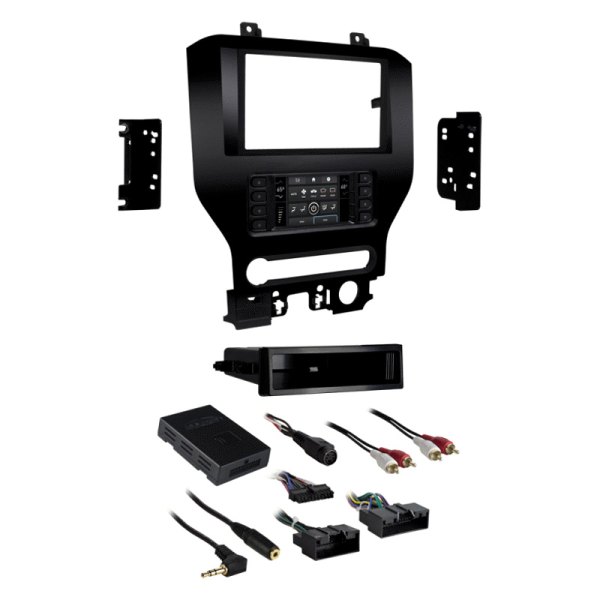 Metra® - Double DIN Charcoal Stereo Dash Kit with 8" Screen
