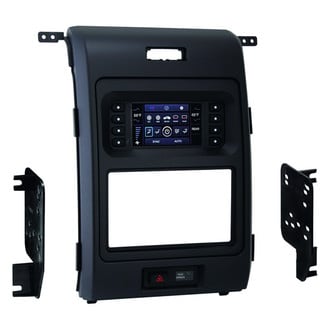 Metra® - Double DIN Matte Black Stereo Dash Kit with Integrated Touchscreen