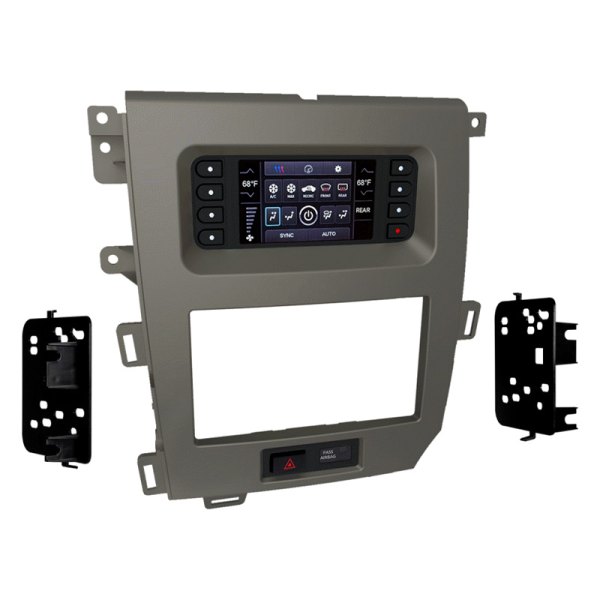 Metra® - Double DIN Charcoal Gray Stereo Dash Kit
