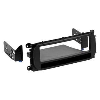Metra® - Single DIN Black Stereo Dash Kit with Brackets