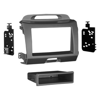 Metra® - Single DIN Gray Stereo Dash Kit