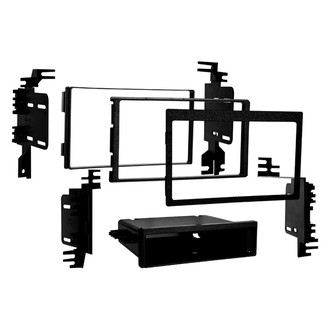 Metra® - Double DIN Black Stereo Dash Kit with Optional Storage Pocket