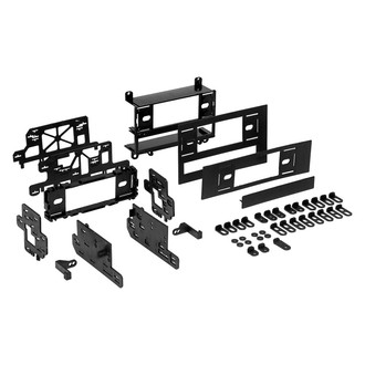 Metra® - Single DIN Black Stereo Dash Kit with Equalizer Dummy Plate