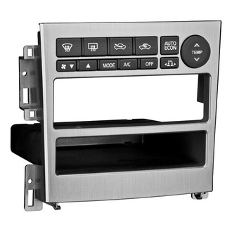 Metra® - Single DIN Brushed Aluminum Stereo Dash Kit