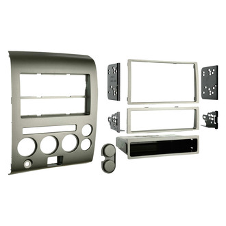 Metra® - Double DIN Black Stereo Dash Kit with Dual Zone Climate Controls