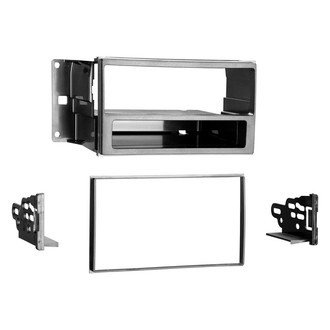 Metra® - Double DIN Black Stereo Dash Kit with Optional Storage Pocket