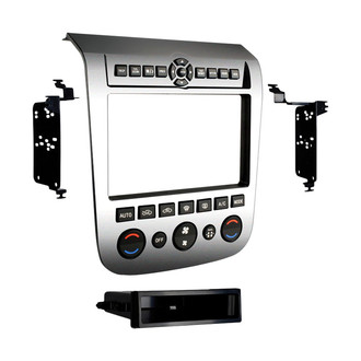 Metra® 99-7612A - Double DIN Brushed Aluminum Stereo Dash Kit