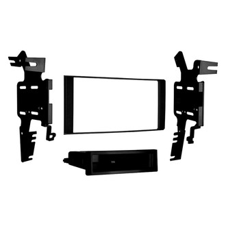 Metra® - Double DIN Black Stereo Dash Kit with Optional Storage Pocket