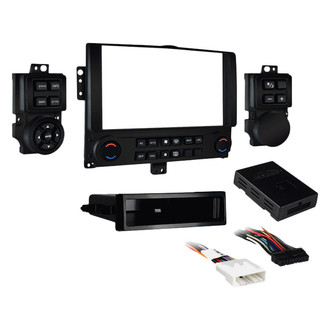 Metra® - Double DIN Matte Black Stereo Dash Kit