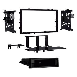 Metra® - Double DIN Black Stereo Dash Kit with Optional Storage Pocket