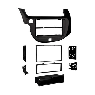 Metra® - Double DIN Black Stereo Dash Kit with Optional Storage Pocket