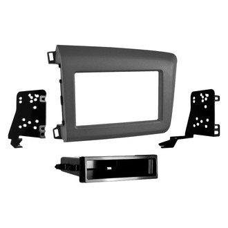 Metra® - Double DIN Gray Stereo Dash Kit with Optional Storage Pocket