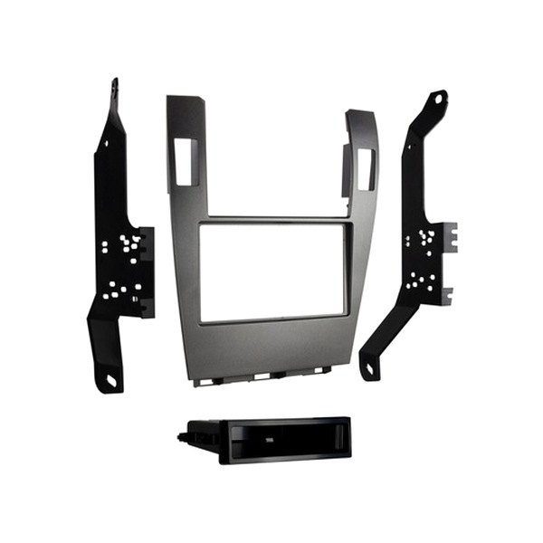 Metra® - Double DIN Gray Stereo Dash Kit with Optional Storage Pocket