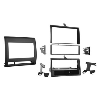 Metra® - Double DIN Black Stereo Dash Kit with Optional Storage Pocket