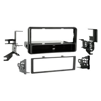 Metra® - Single DIN Black Stereo Dash Kit with Storage Pocket