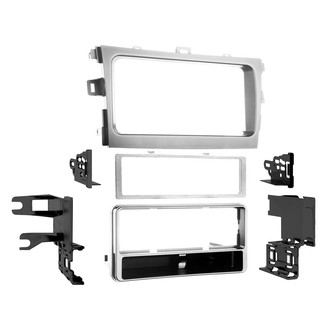 Metra® - Single DIN Silver Stereo Dash Kit