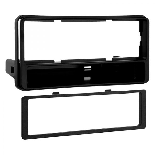 Metra® - Double DIN Black Stereo Dash Kit with Optional Storage Pocket