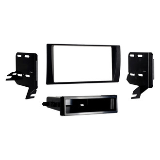 Metra® - Double DIN Black Stereo Dash Kit with Optional Storage Pocket