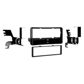 Metra® - Double DIN Black Stereo Dash Kit with Optional Storage Pocket