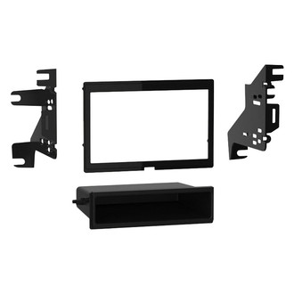 Metra® - Double DIN Black Stereo Dash Kit with Optional Storage Pocket