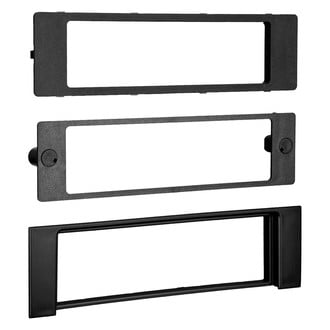 Metra® 99-9106 - Single DIN Black Stereo Dash Kit with Trim Plate
