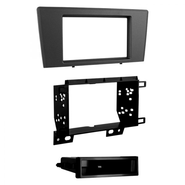 Metra® - Double DIN Gray Stereo Dash Kit with Optional Storage Pocket