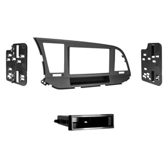 Metra® - Double DIN Matte Black Stereo Dash Kit with Optional Storage Pocket
