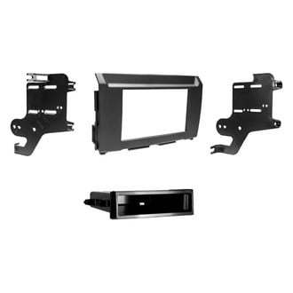 Metra® - Double DIN Matte Black Stereo Dash Kit with Optional Storage Pocket
