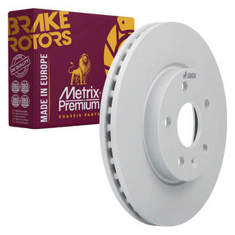 Metrix Premium Chassis Parts® - 1-Piece Plain Disc Brake Rotors