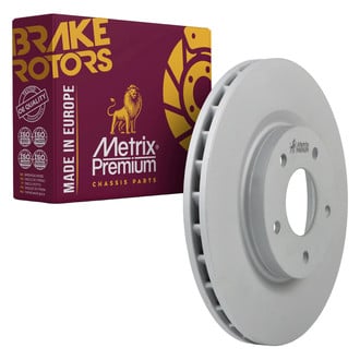Metrix Premium Chassis Parts® - 1-Piece Plain Disc Brake Rotors