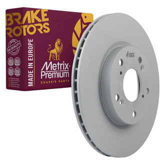 Metrix Premium Chassis Parts® - 1-Piece Plain Disc Brake Rotors