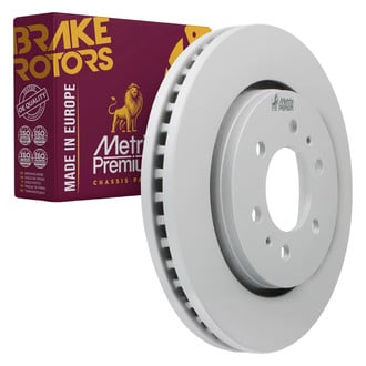 Metrix Premium Chassis Parts® - 1-Piece Plain Disc Brake Rotors