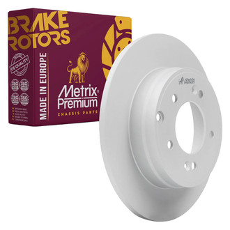 Metrix Premium Chassis Parts® - 1-Piece Plain Disc Brake Rotors