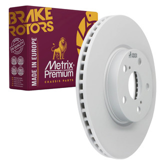 Metrix Premium Chassis Parts® - 1-Piece Plain Disc Brake Rotors